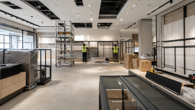 retail store being developed
