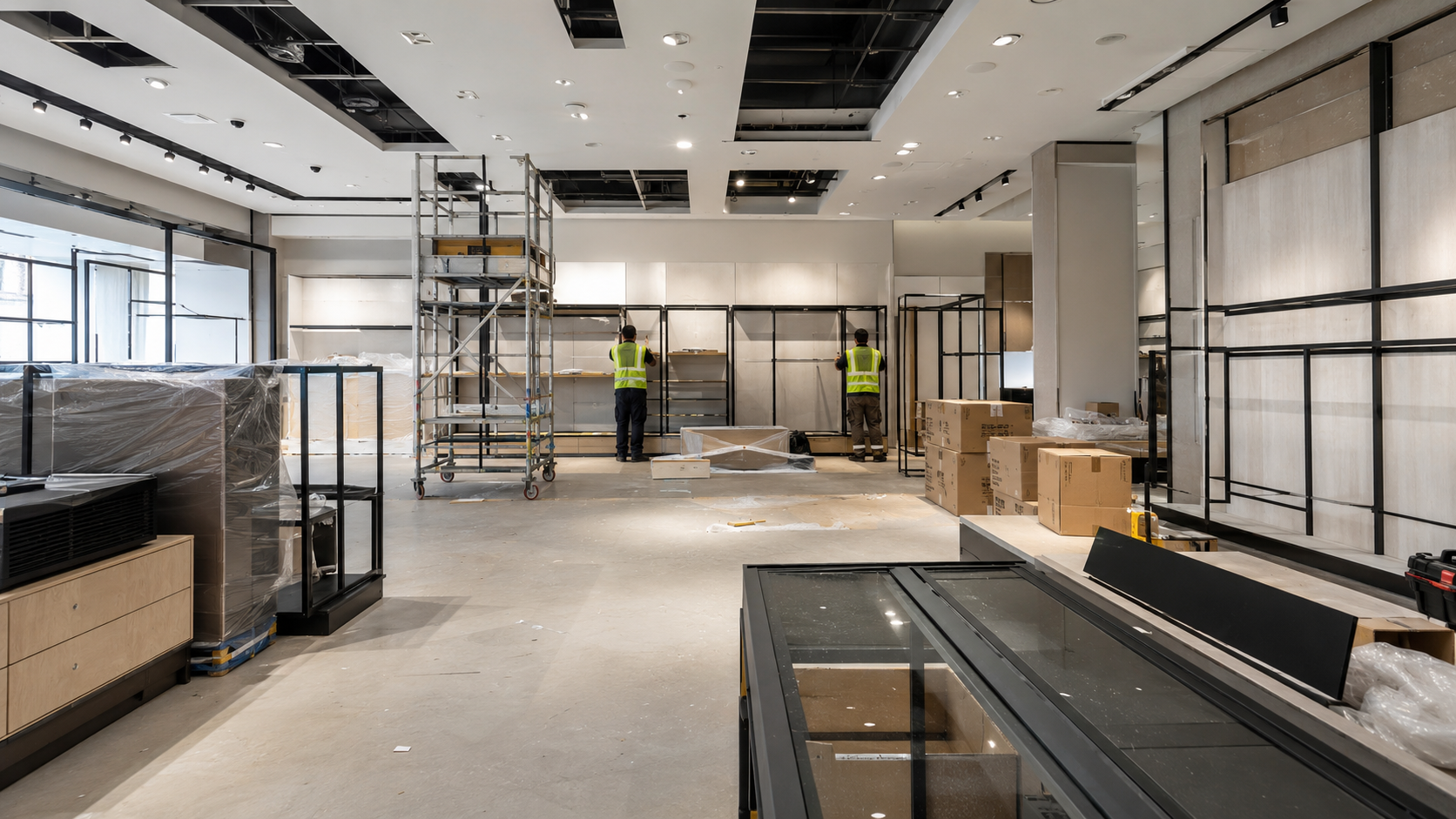 retail store being developed